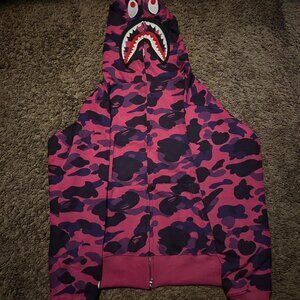 Purple Bape hoodie